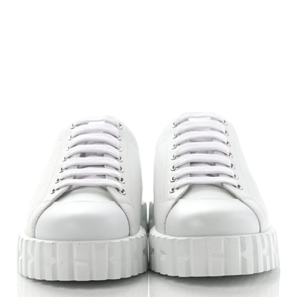 Hermes Calfskin Cross Sneakers 36.5 White 2 of 8