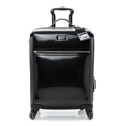 Gucci Patent Microguccissima Carry On Suitcase Black 1 of 19