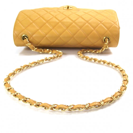 Lambskin Jumbo Flap Mango