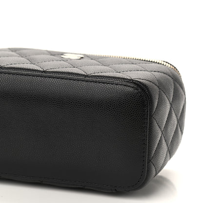 Chanel Caviar Quilted Small Vanity Case With Chain Black 7 of 9