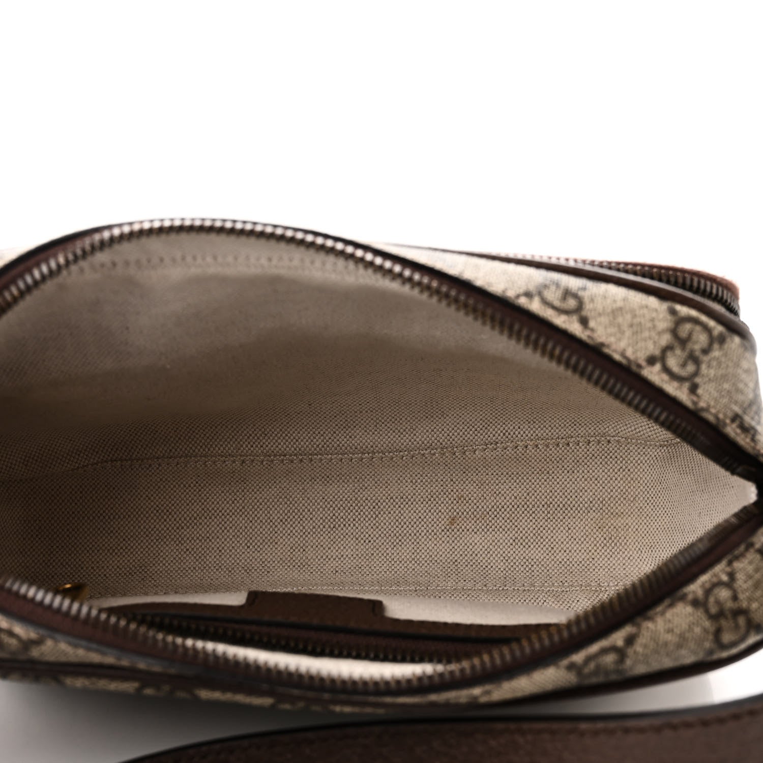 Gucci GG Supreme Monogram Calfskin Web Small Ophidia Messenger Bag Beige Ebony New Acero 5 of 11