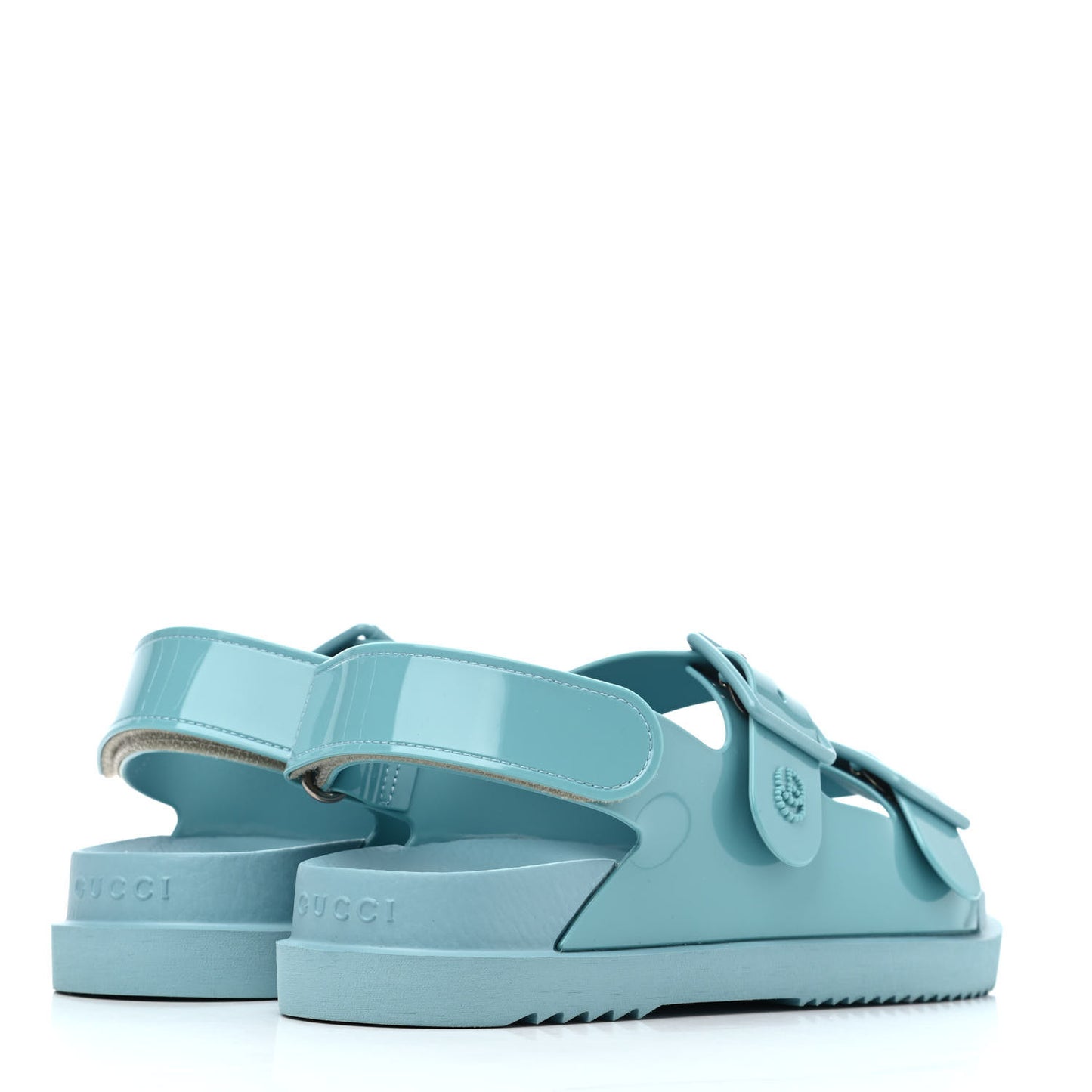 Rubber Mini Double G Womens Isla Dad Sandals 37 Dusty Azure