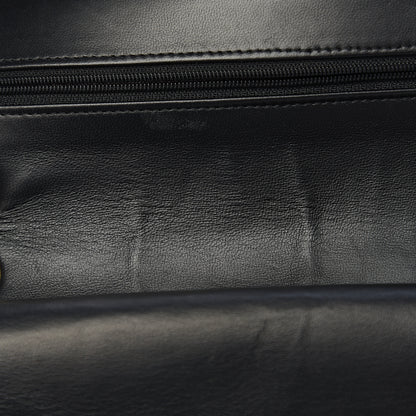 Chanel Lambskin Quilted Medium Double Flap Black 9 of 17
