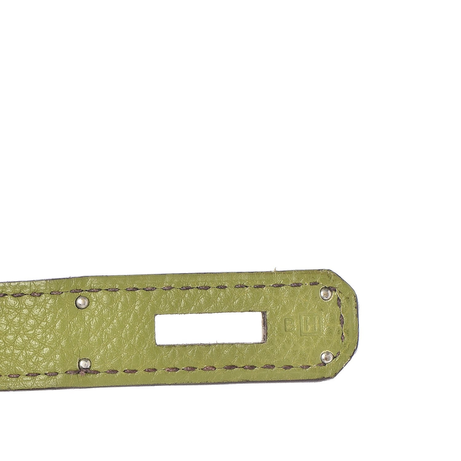 Hermes Taurillon Clemence Birkin 35 Vert Anis 11 of 41