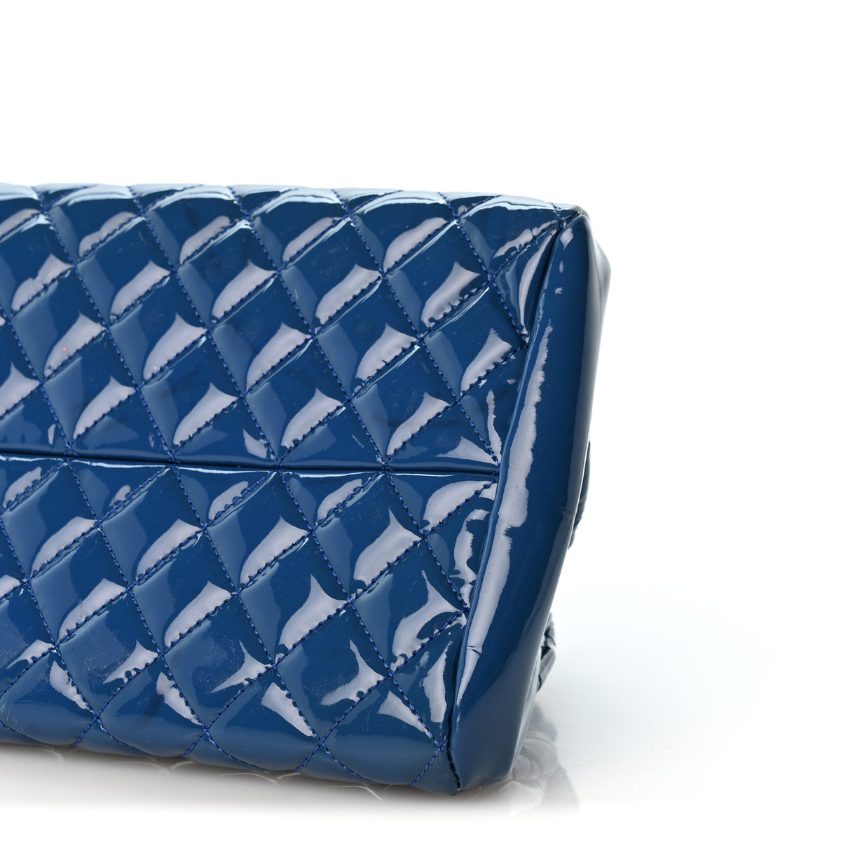 Patent Quilted Medium Just Mademoiselle Blue