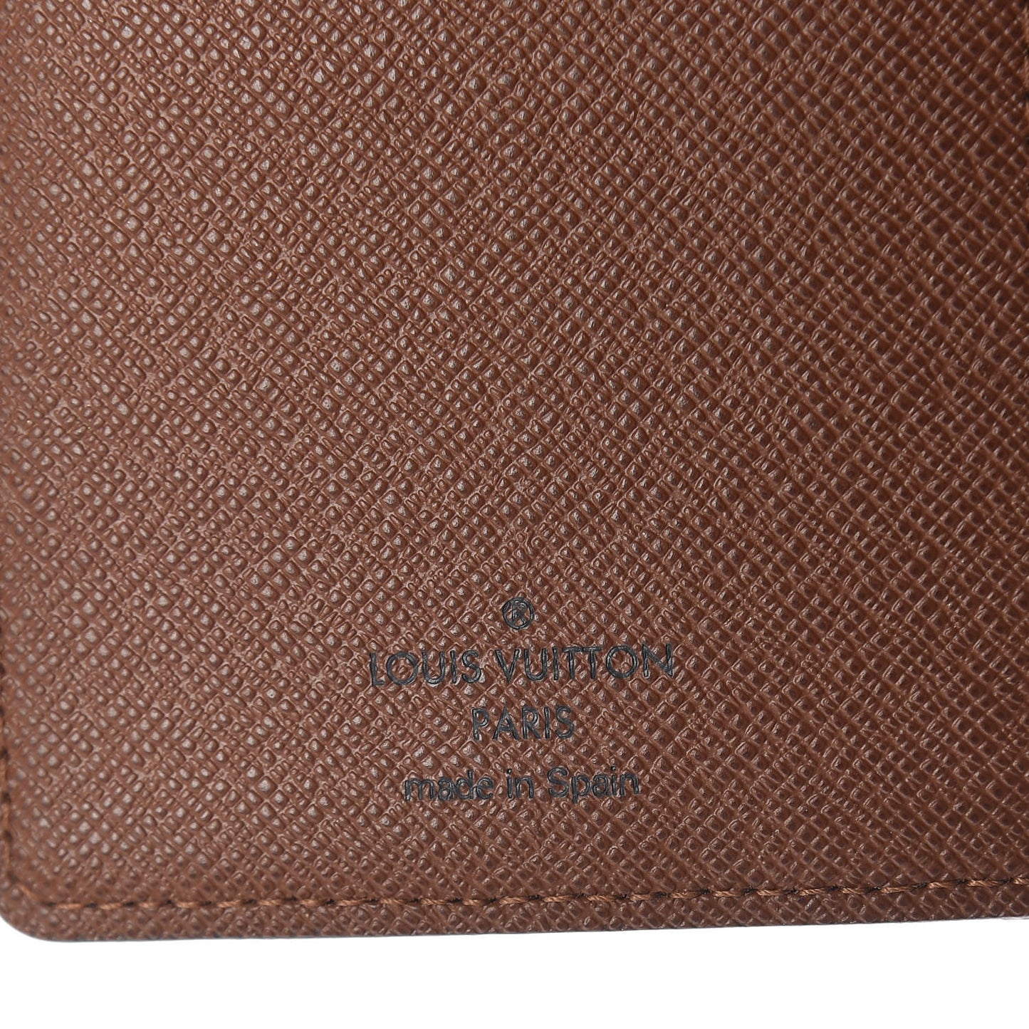 Monogram Checkbook Holder Case Wallet