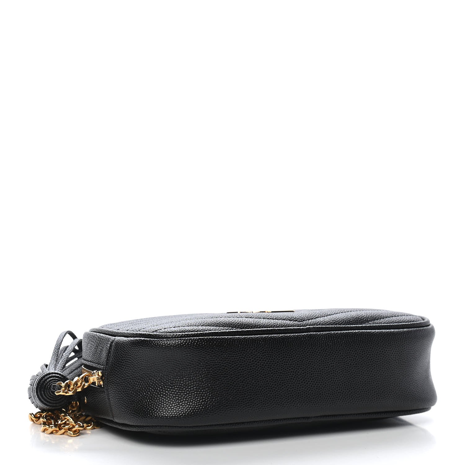 Saint Laurent Grain De Poudre Matelasse Monogram Mini Lou Camera Bag Black 4 of 9