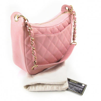 Chanel Caviar Quilted Hobo Pink 3 of 12