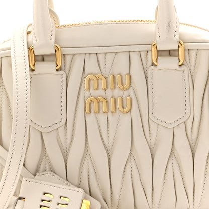 Miu Miu Nappa Matelasse Small Arcadie White 7 of 11