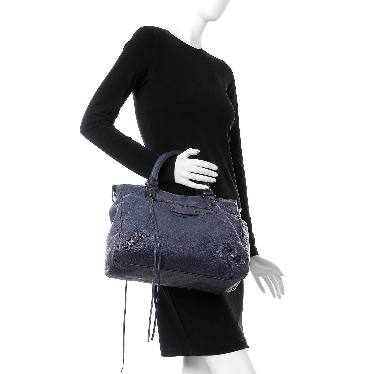 Balenciaga Agneau Classic Hardware Velo Gris Chartreux 2 of 16