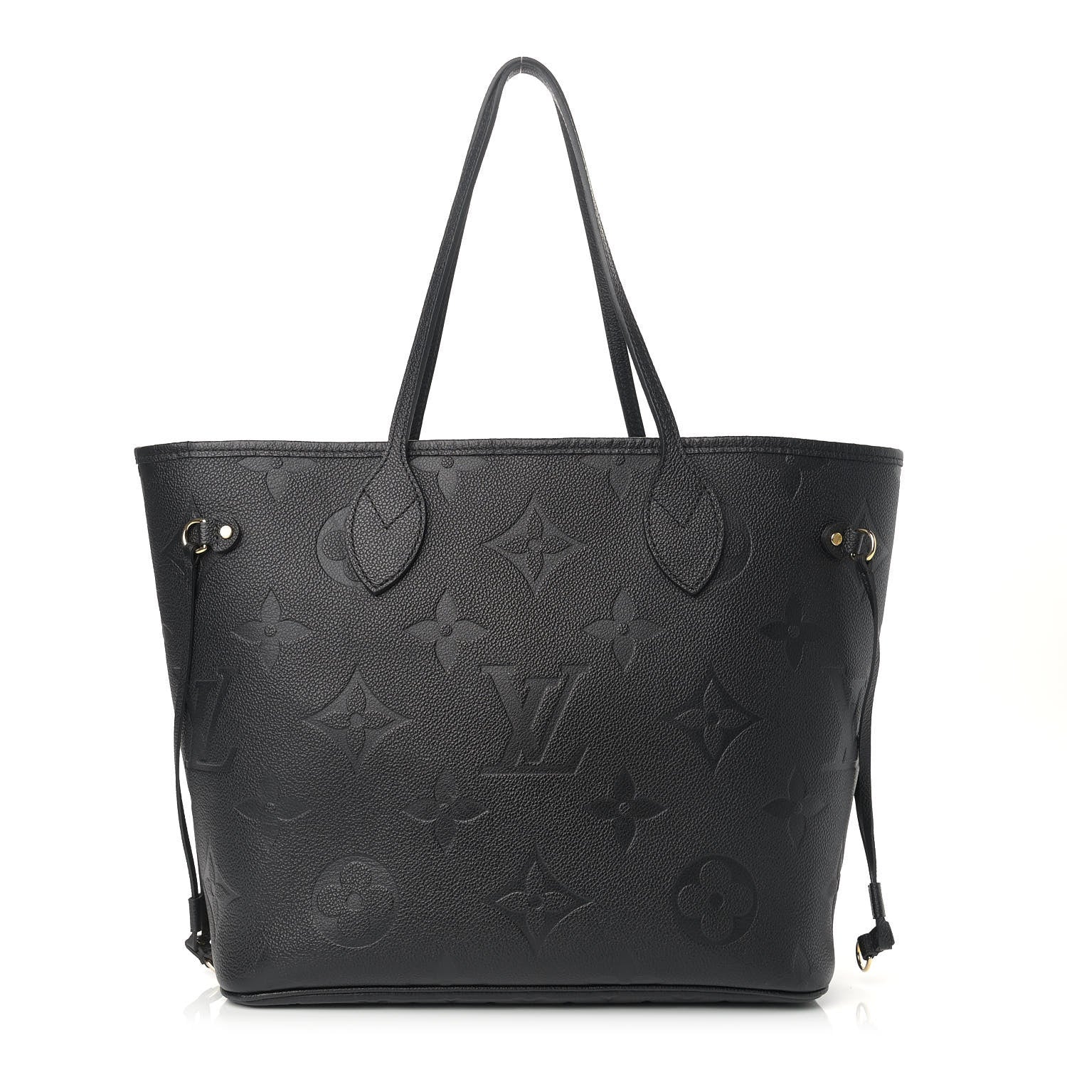 Louis Vuitton Empreinte Monogram Giant Neverfull MM Black 3 of 11