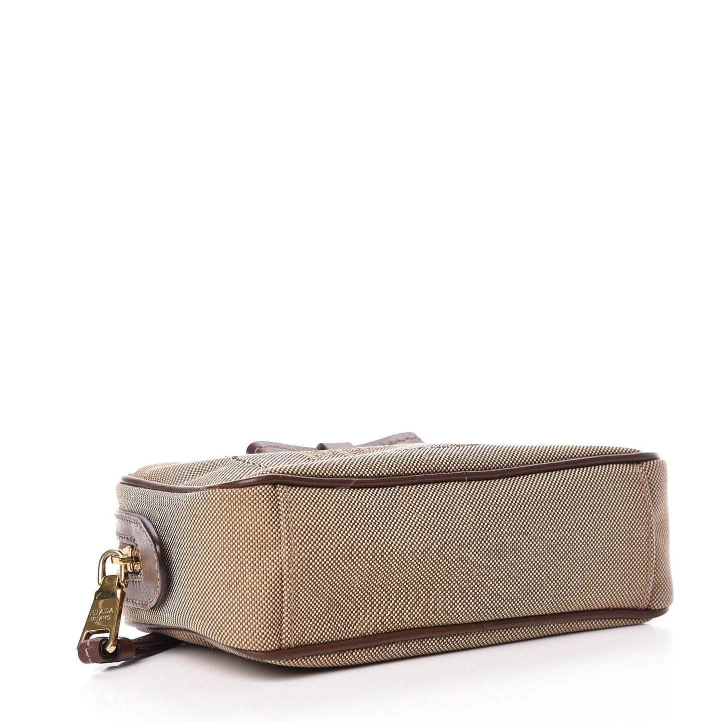 Jacquard Logo Contenitore Wristlet Corda Bruciato
