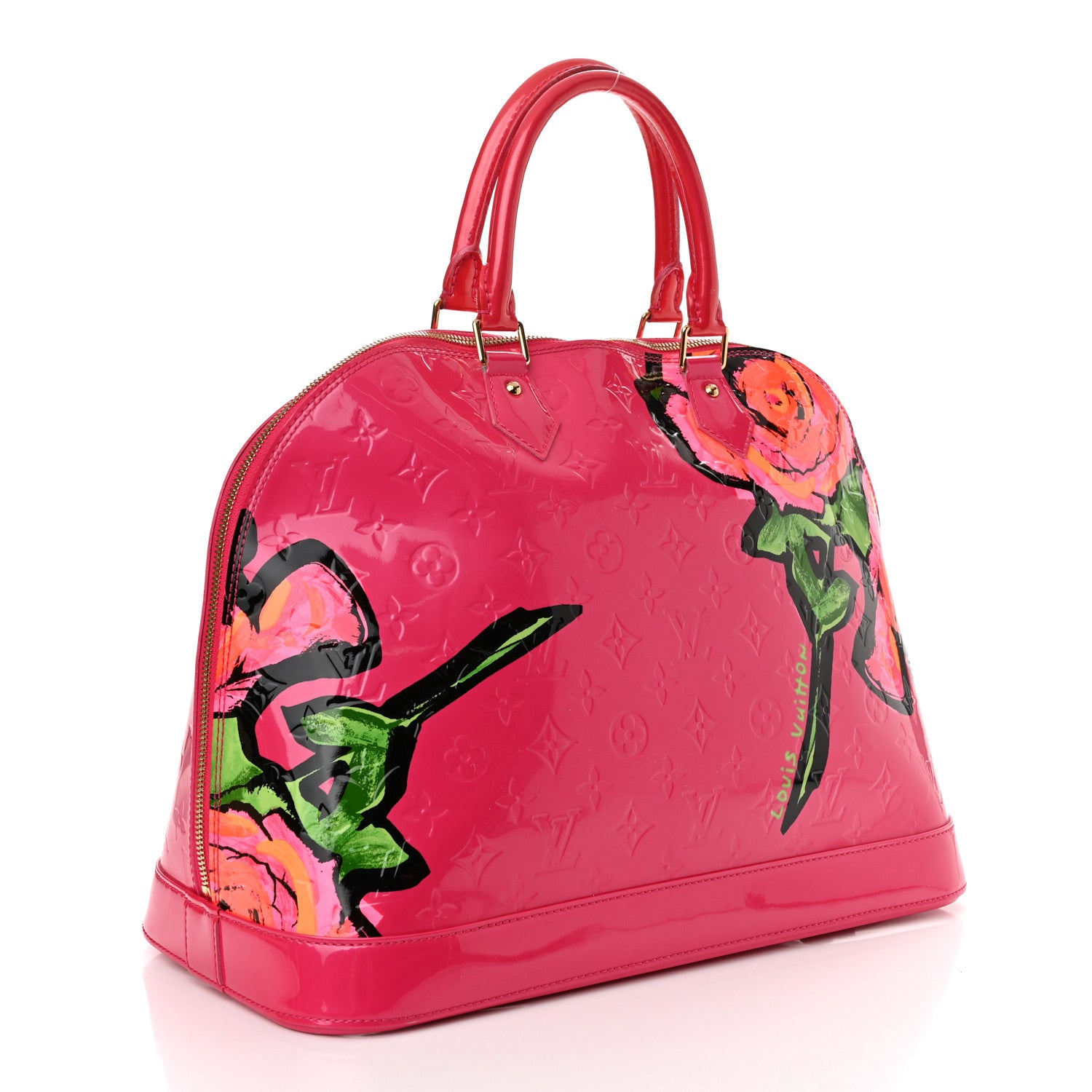 Louis Vuitton Vernis Roses Alma GM Rose Pop 2 of 10