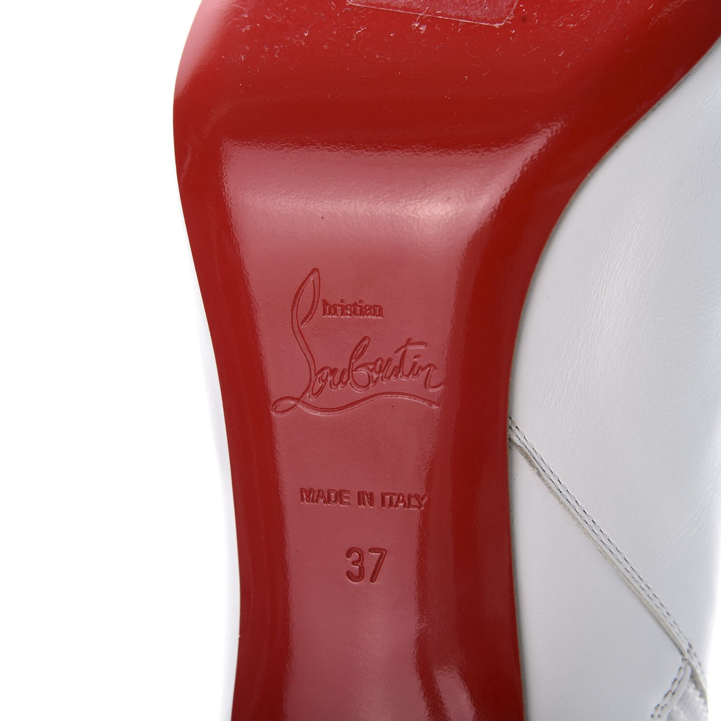 Calfskin So Kate Booty 85 Ankle Boots 37 White