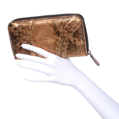 Bottega Veneta Cervo Zip Around Wallet Rame Ossidato 2 of 7
