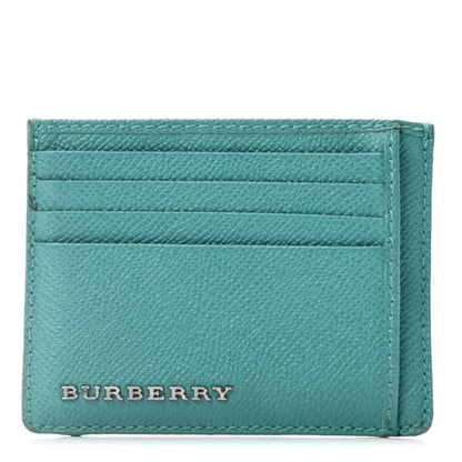 Burberry Calfskin Card Holder Blue 1 of 6