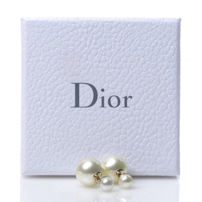 Christian Dior Pearl Mise En Dior Tribal Earrings 5 of 5