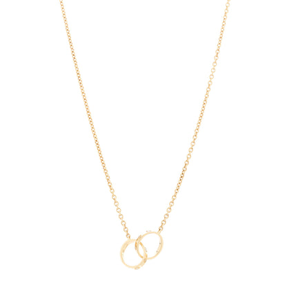 Cartier 18K Yellow Gold Interlocking LOVE Necklace 1 of 9