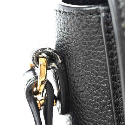 Burberry Grainy Calfskin Vintage Check Note Crossbody Bag Black 12 of 15