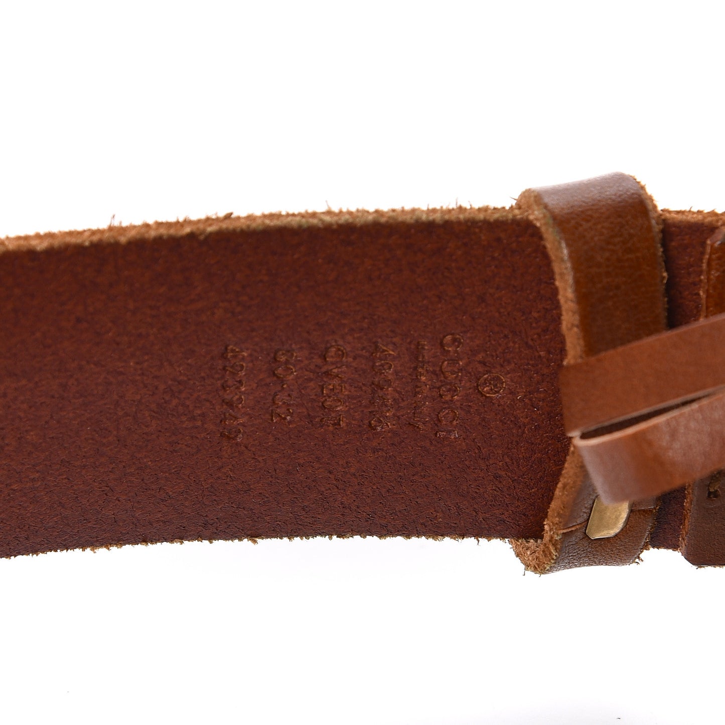 Faded Calfskin Double G 40mm Belt 80 32 Cuir