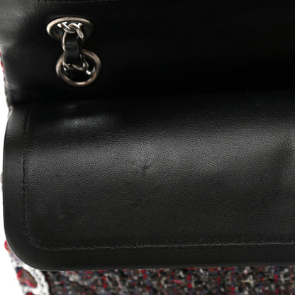 Chanel Tweed Quilted Medium Double Flap 13 of 15
