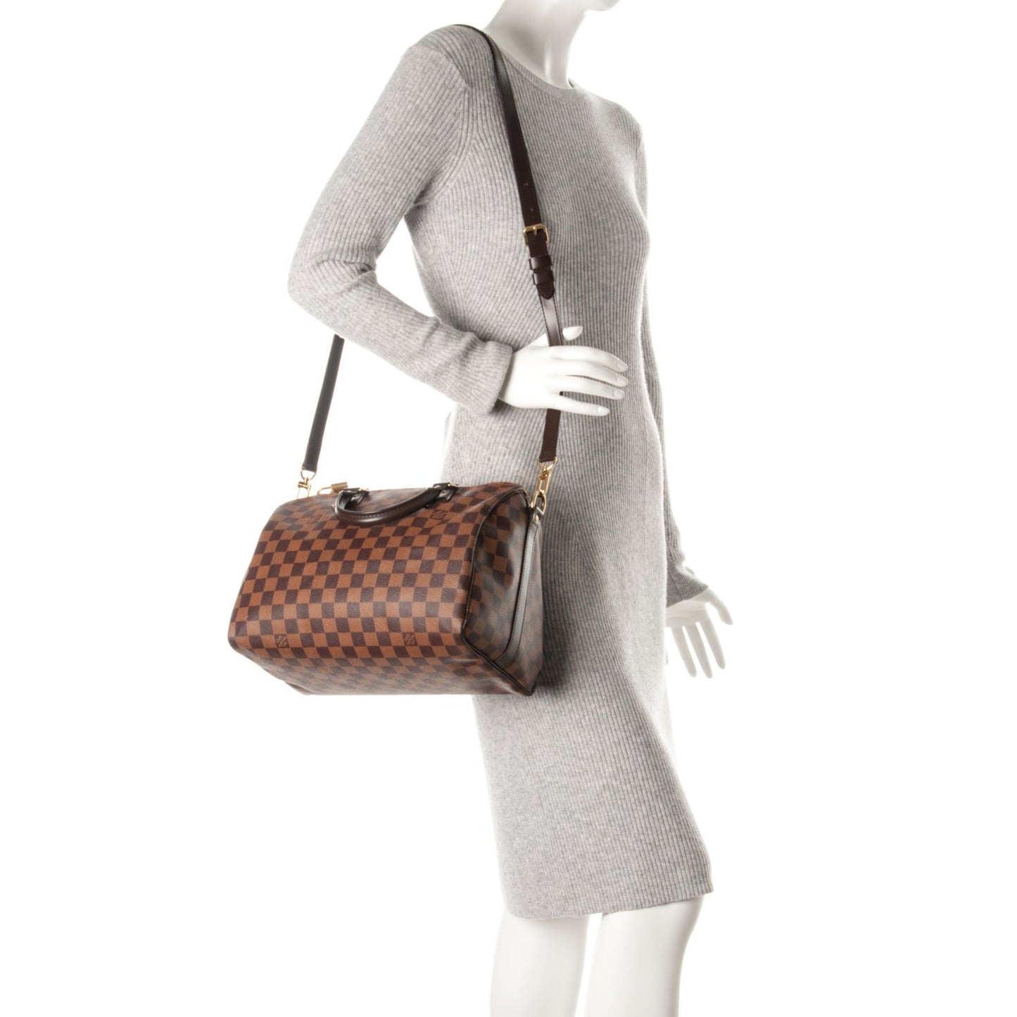 Damier Ebene Speedy Bandouliere 30
