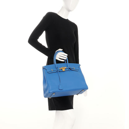 Hermes Togo Birkin 35 Mykonos 2 of 31