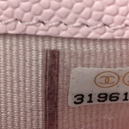 Chanel Caviar Quilted Flap Phone Holder With Chain Light Pink 7 of 11