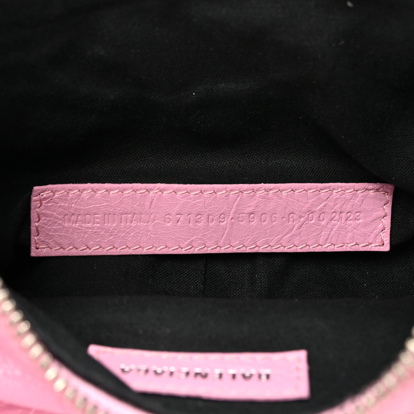 Agneau Arena Le Cagole Shoulder Bag XS Candy Pink