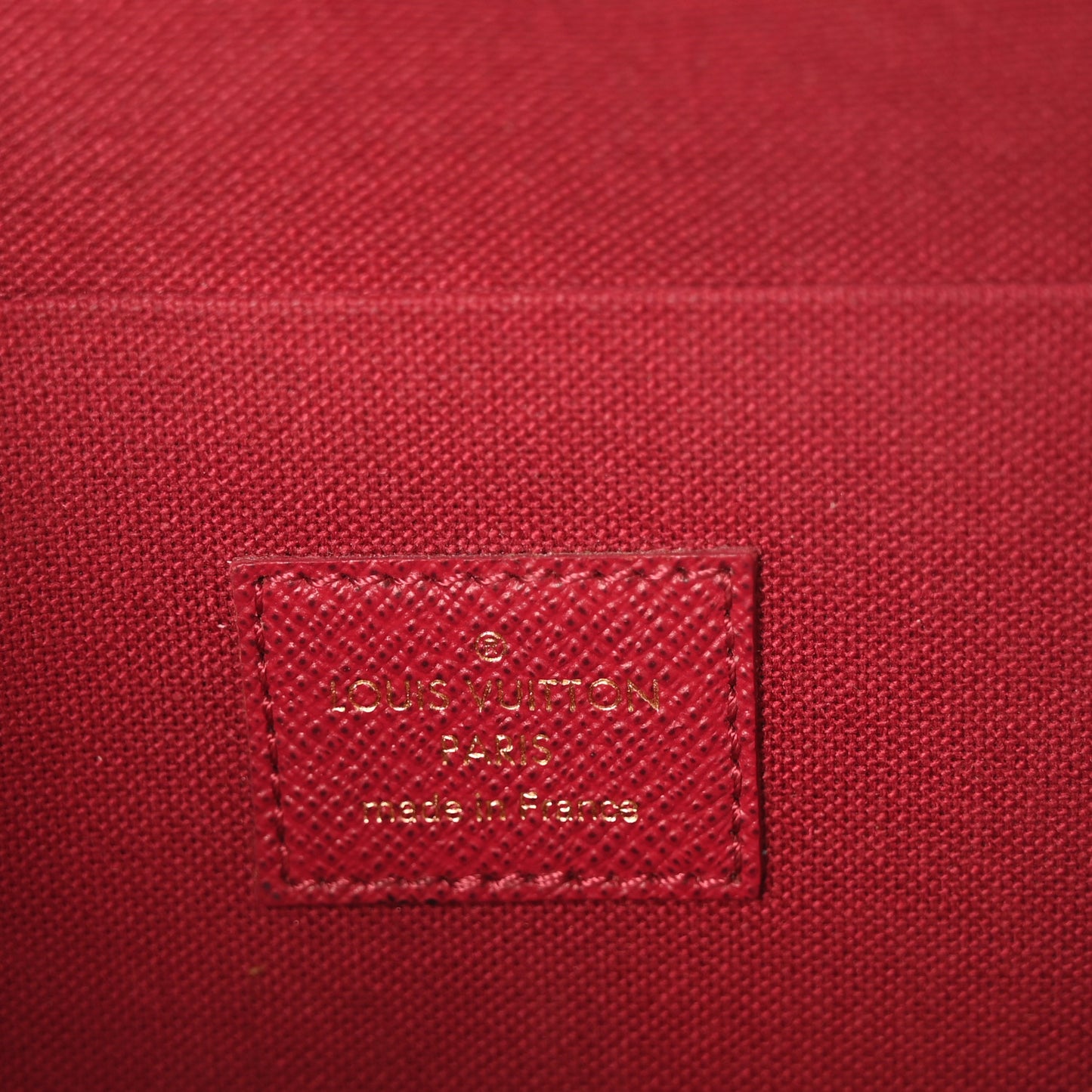 Monogram Pochette Felicie Chain Wallet Fuchsia