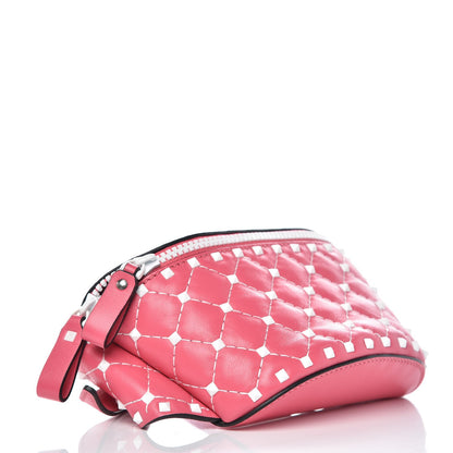 Valentino Garavani Lambskin Free Rockstud Spike Belt Bag Shadow Pink 4 of 6