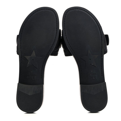 Christian Dior Technical Stretch Fabric Camouflage Dio(r)evolution Slide Sandals 41 Black Military 5 of 8