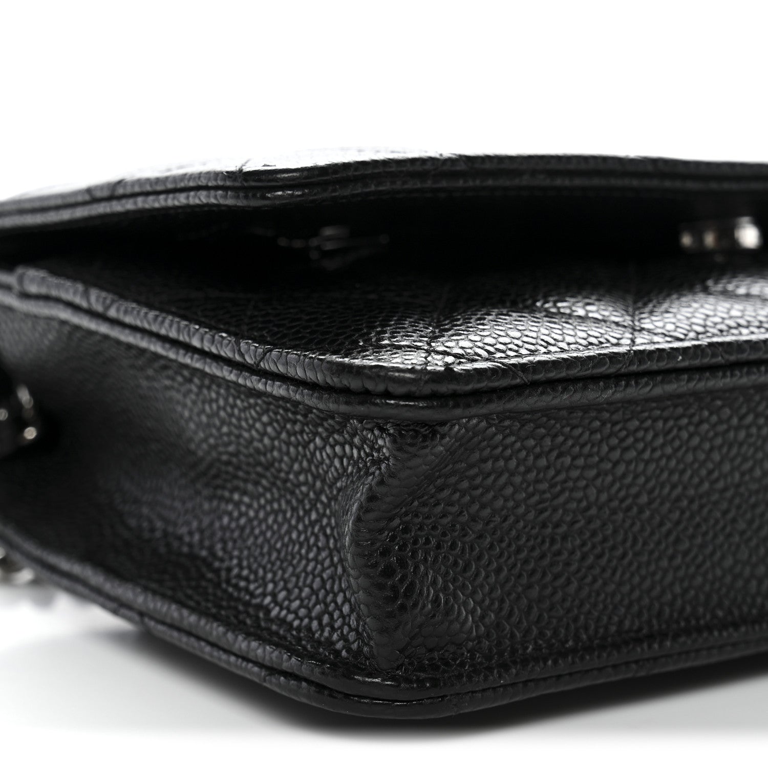 Chanel Caviar Quilted Wallet on Chain WOC Black 10 of 12