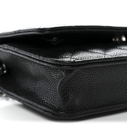 Chanel Caviar Quilted Wallet on Chain WOC Black 10 of 12