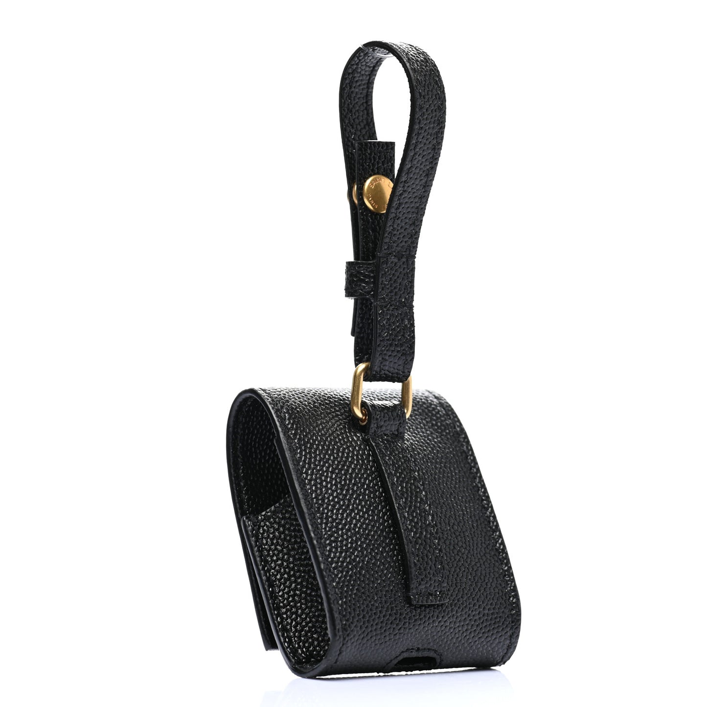 Grain De Poudre Monogram Airpods Case Black