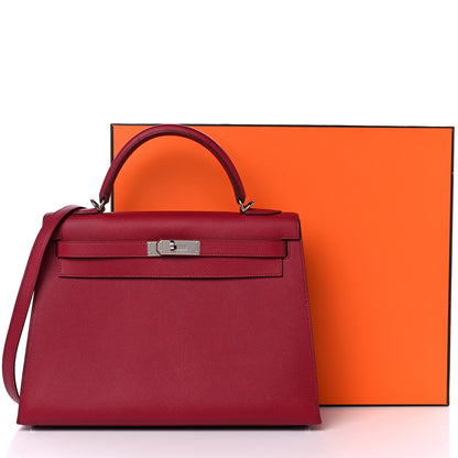 Hermes Epsom Kelly Sellier 32 Rubis 15 of 15