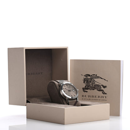 Burberry Stainless Steel 38mm Heritage Nova Check Quartz Watch Beige BU9023 5 of 5