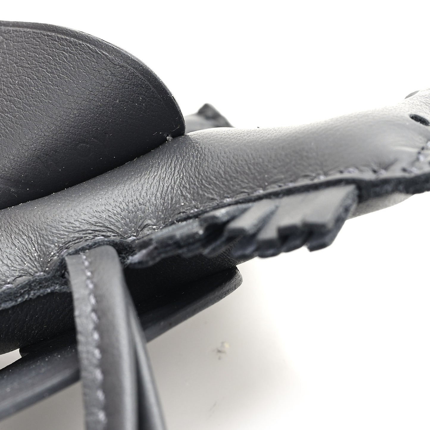 Milo Lambskin Grigri Rodeo Pegase Horse Bag Charm PM Ardoise