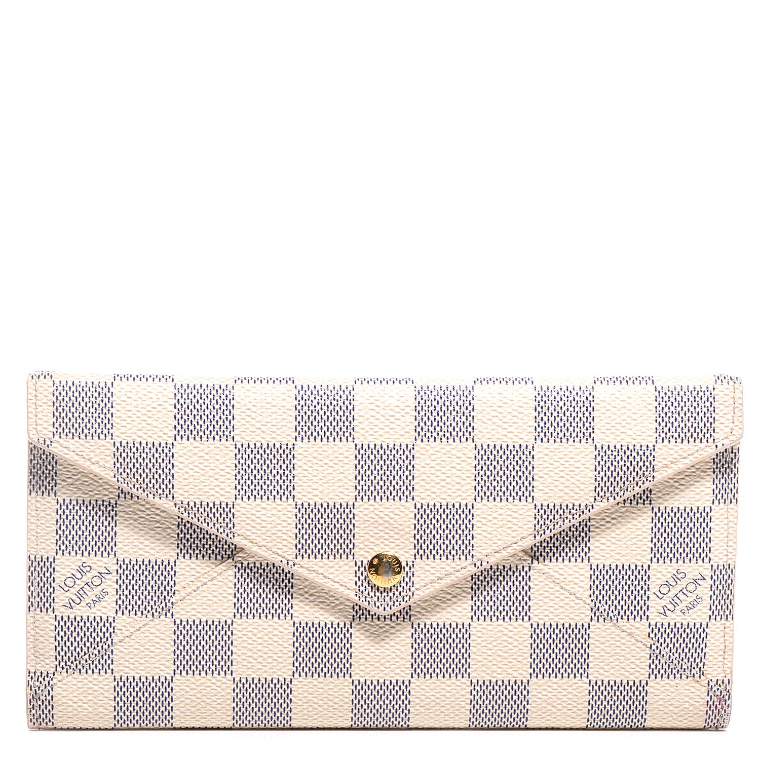 Louis Vuitton Damier Azur Long Origami Wallet 1 of 8