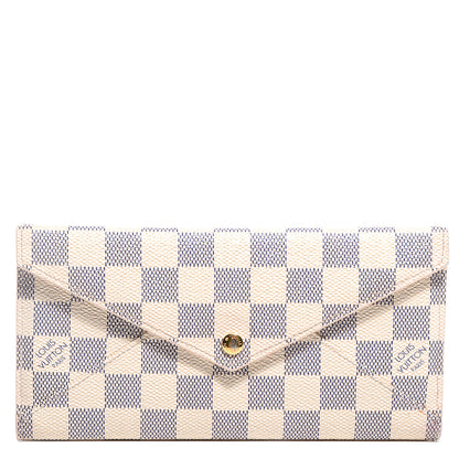 Louis Vuitton Damier Azur Long Origami Wallet 1 of 8
