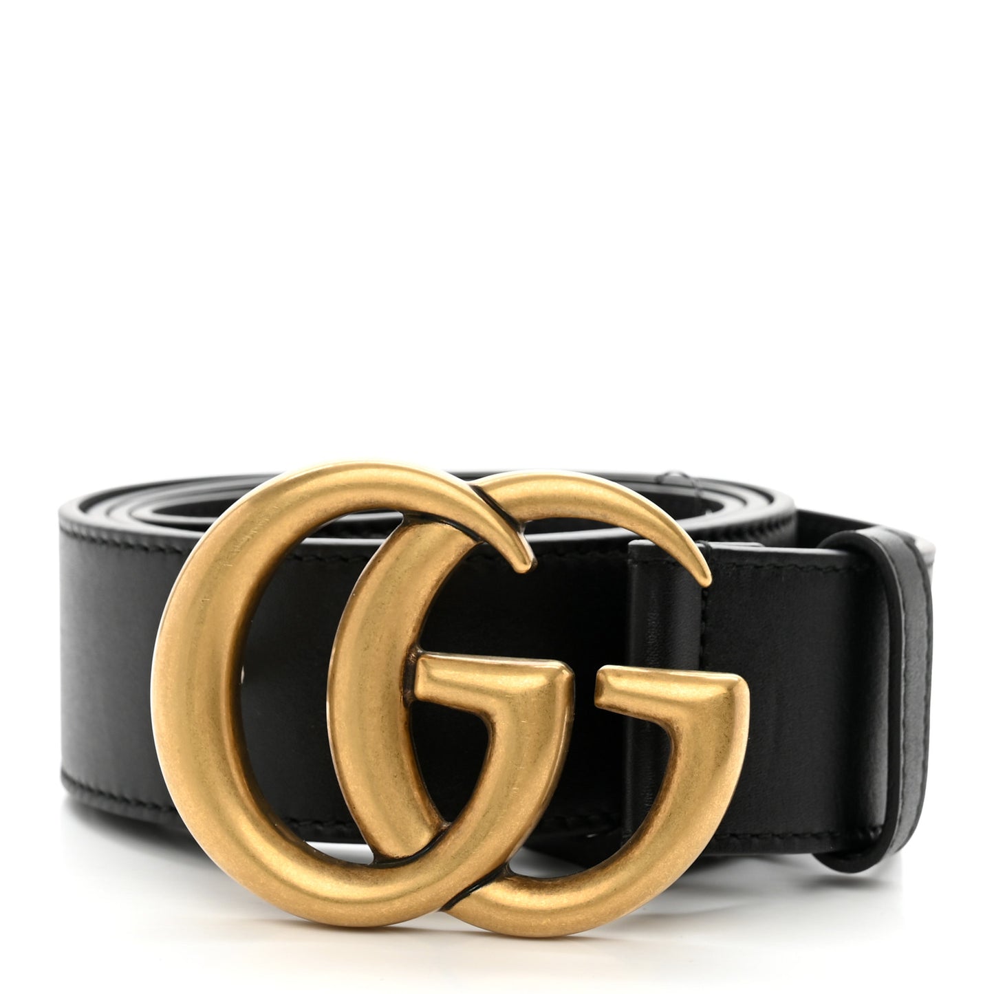 Moon Calfskin Double G 40mm Belt 110 44 Black