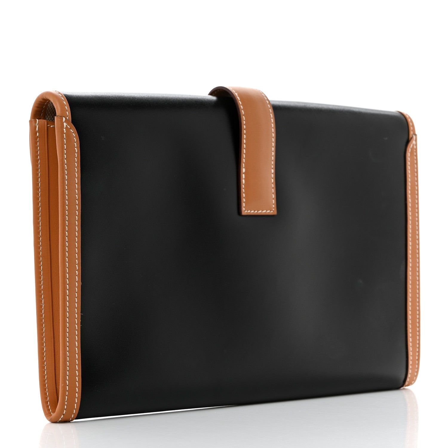 Hermes Box Jige Clutch PM Black Gold 3 of 8