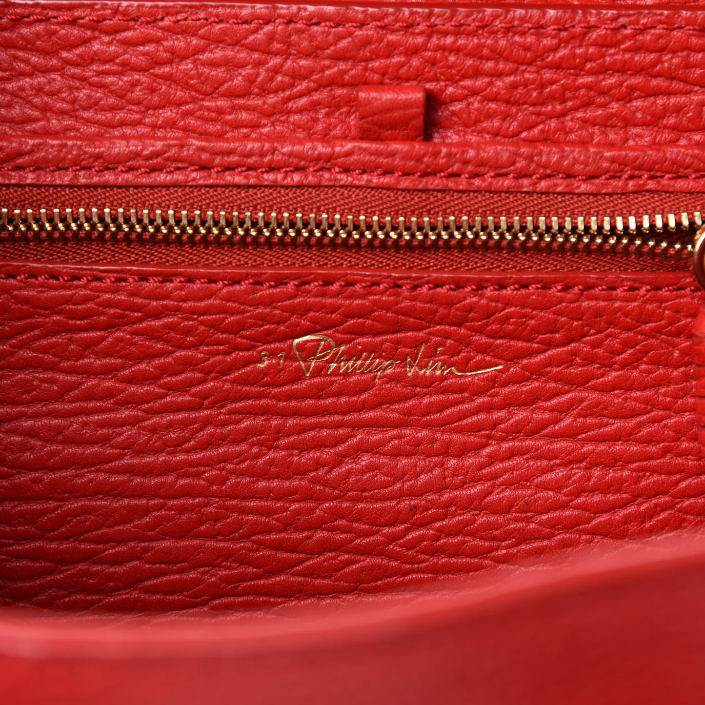 Textured Calfskin Mini Pashli Satchel Red