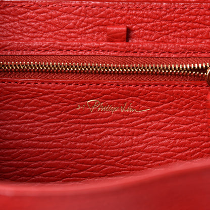 3.1 Phillip Lim Textured Calfskin Mini Pashli Satchel Red 12 of 14