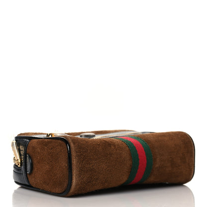Gucci Suede Small Ophidia Belt Bag 85 34 Brown 4 of 10