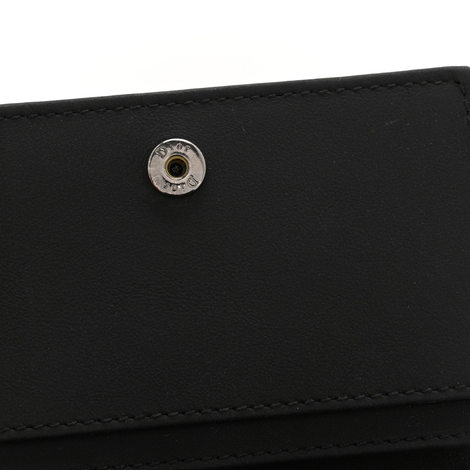 Christian Dior Ultra Matte Calfskin Small Lady Dior Flap Card Holder Black 8 of 8