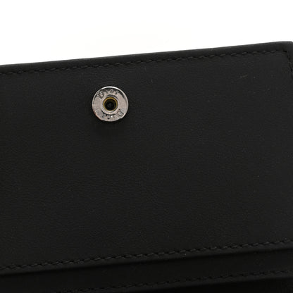 Christian Dior Ultra Matte Calfskin Small Lady Dior Flap Card Holder Black 8 of 8