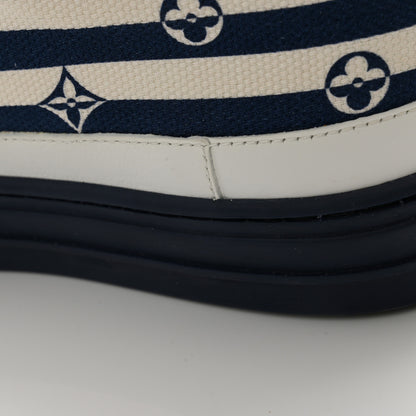 Louis Vuitton Canvas Escale Stellar Sneakers 35.5 Blue 8 of 10
