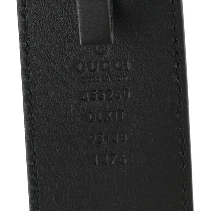 Gucci Moon Calfskin Pearl Double G 40mm Belt 95 38 Black Cream 3 of 5