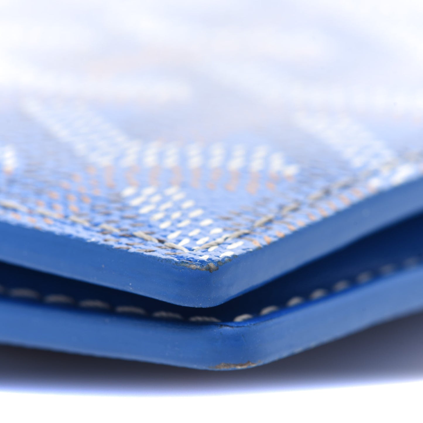 Goyardine Saint Pierre Card Holder Blue